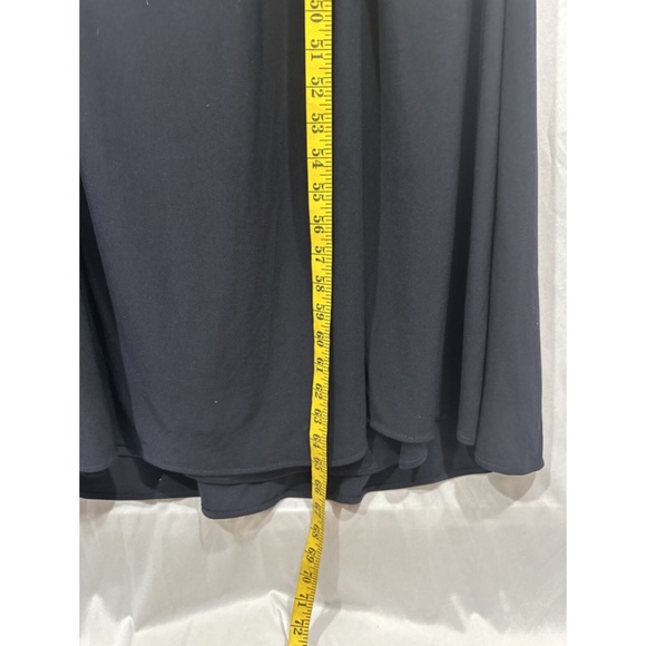 NWT $398 Mac Duggal [ 18 ] Embellished Accents‎ Faux Wrap Jersey Gown Blue - Picture 7 of 15